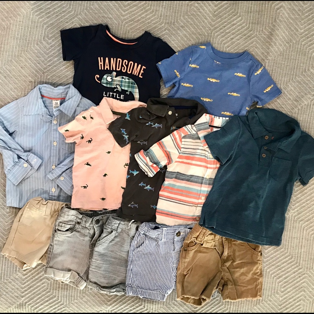 Boys 18 month Lot of Shorts and Shirts
